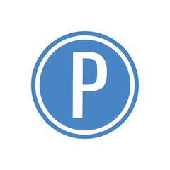 Poster - Parking place road sign