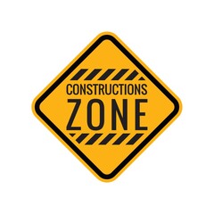 Sticker - Construction zone sign