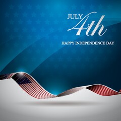 Wall Mural - US independence day