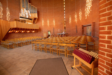 Wall Mural - Inside a beautiful Danish church