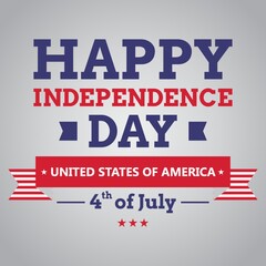 Canvas Print - Happy independence day design