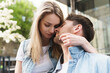 © blackday - Young and sensual couple during a date outdoors