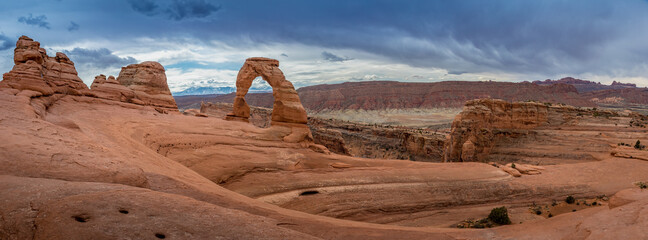 Wall Mural - Iconic Delicate Arch Panorama