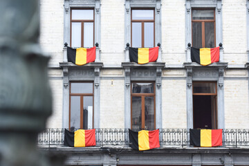 Wall Mural - Belgique belge drapeau