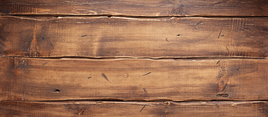 Poster - old wooden plank board background as texture