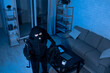 © Prostock-studio - Thief With Crowbar Entering House View From Above Camera
