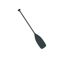 Paddle icon.  Vector canoe paddle. 