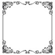 © yanushkov - Vintage Ornament Element in baroque style with filigree and floral engrave the best situated for create frame, border, banner. It's hand drawn foliage swirl like victorian or damask design arabesque.
