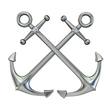 Metal Crossing Anchors 3D