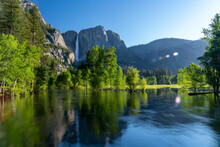 Mountain Lake In The Mountains, Yosemite