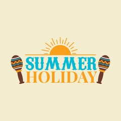 Sticker - Summer holidays design