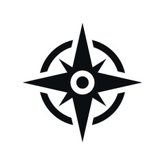 Fototapete -  Navigation compass icon