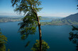 Blick vom Bürgenstock auf den Vierwaldstätter See in der Schweiz