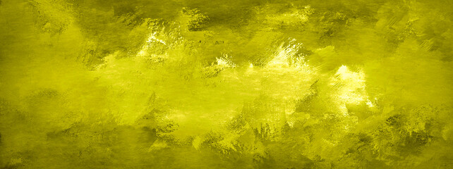 Wall Mural - Yellow watercolor grunge background. Elegant banner design