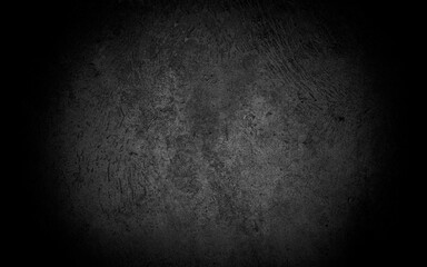 Old wall texture cement dark black gray  background abstract grey color design are light with white gradient background.