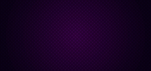 Wall Mural - Abstract geometric squares pattern design with lines grid on dark purple background and texture