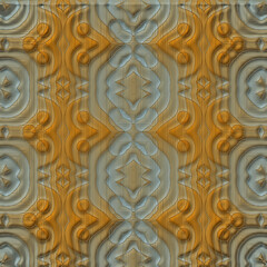 3d effect - abstract geometric pattern