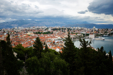 City of Split from Marjan mountain