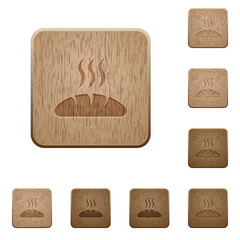 Sticker - Fresh bread wooden buttons