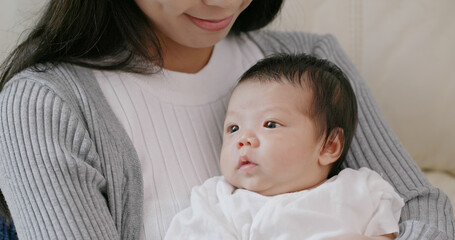 Poster - Mother take good cake of baby