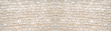 Natural beige white stone brick wall texture background banner panoramic panorama