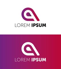Wall Mural - Branding Identity Corporate vector logo A design.
