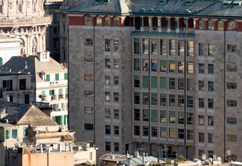 genoa cityview from castelletto elevator