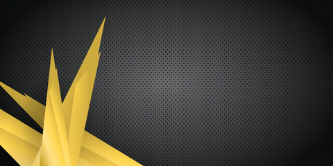 Black and gold abstract background for presentation design, banner, game background, and much more