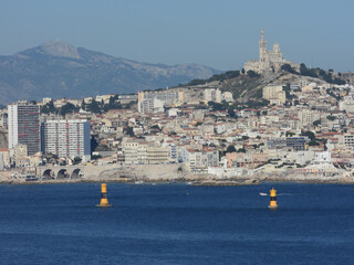 Wall Mural - marseille vue depuis l'iles de frioul