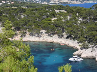 Wall Mural - vue aérienne calanques marseille cassis