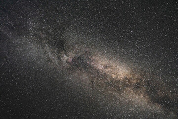 stars and galaxies with views of night sky. milkyway.