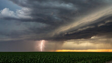 Lighting, Thunder And Severe Weather On The Great Plains
