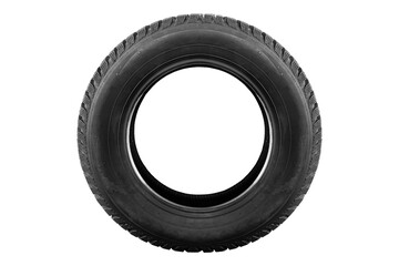 Car tire isolated on white background