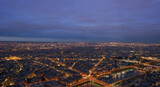 Fototapeta Uliczki - aerial view of paris
