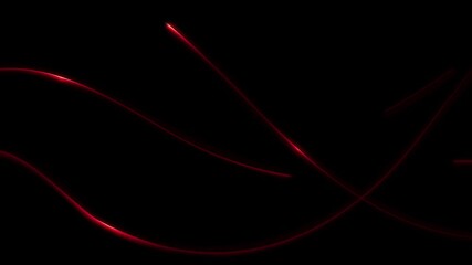 Wall Mural - Motion light effect with curve trail, Glowing shiny lines, Abstract light speed motion
