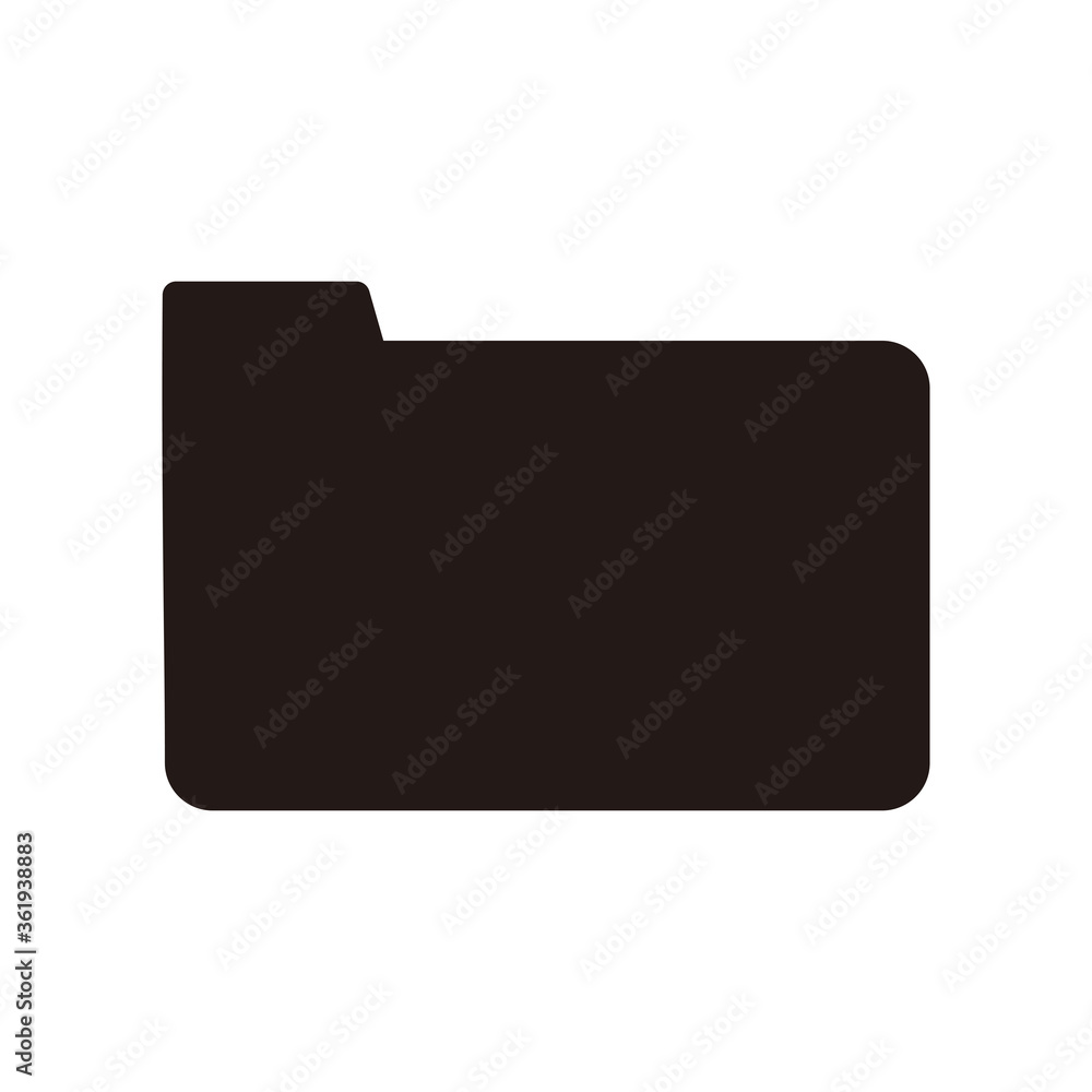 Documents folder icon vector illustration sign Stock Vector | Adobe Stock