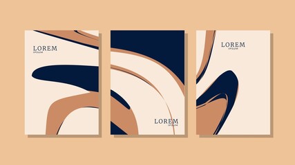 Wall Mural - 
Abstract trendy pastel universal artistic templates. Good for cover, invitation, banner.vector design