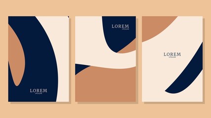 Wall Mural - 
Abstract trendy pastel universal artistic templates. Good for cover, invitation, banner.vector design