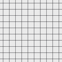 Cell Grid Striped Geometric Seamless Pattern - Vector Illustration - Isolated On Transparent Background