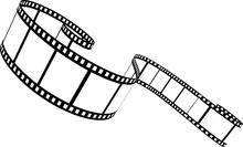 Film Strip Vector Illustration On White