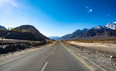 Sticker - Landscape view of Ladakh India.