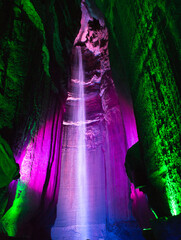 Wall Mural - Chattagoona, Tennassee - 10/18/2016: Ruby Falls, one of the major tourist attractiona near Chattanooga, Tennassee.