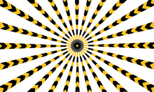 Abstract Background With Yellow Black Stripes