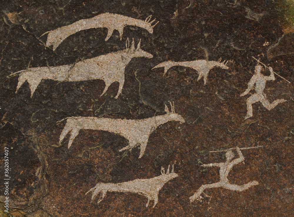 Replica Of Stone Age Art Of The Khoisan People Of South Africa replica-of-stone-age-art-of-the-khoisan-people-of-south-africa