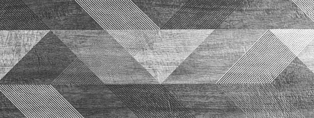 texture abstract geometric black and white tile pattern