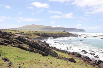 Sticker - Littoral de l'île de Pâques