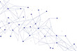 © Marinko - Network abstract connection isolated on white background. Network technology background with dots and lines for backdrop and ai design.Modern abstract concept.Vector illustration of network technology