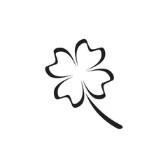 Wall Mural - Clover leaf logo design template