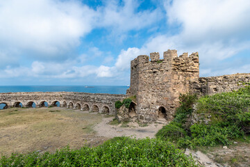 Rumeli Feneri Castle view in Istanbul