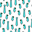 © evgenymolodtsov - Ties seamless vector pattern. Business accessories Wallpaper. Background with ties